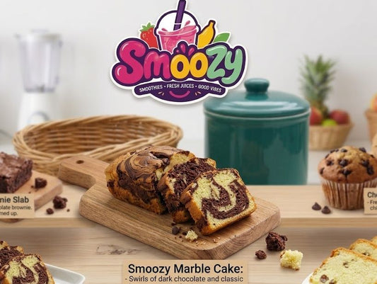 Marble Cake Slice